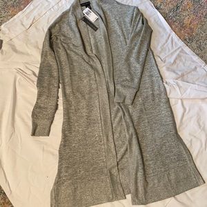NWT Joan Vass Open Front Cardigan XS